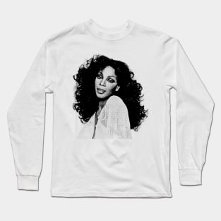 vintage look design - Donna Summer Long Sleeve T-Shirt